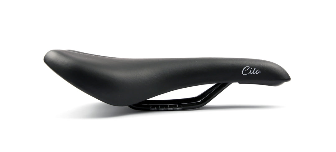 Sadel Bikepartner CITO Sort GEL Unisex 30°