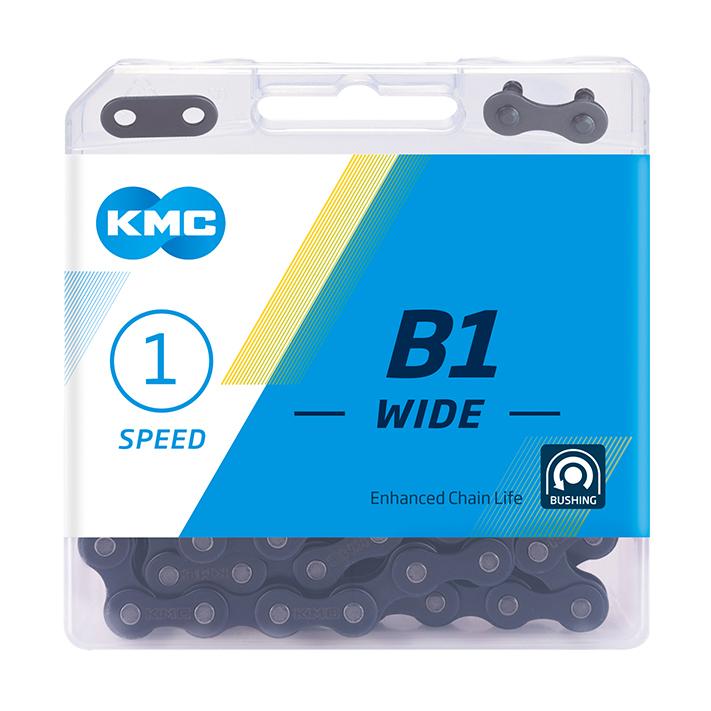 Kæde KMC 1/2x1/8 æske Bred single speed