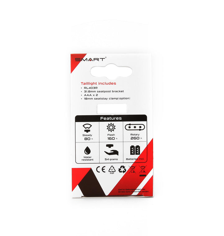 Lygte SMART E-line Baglygte