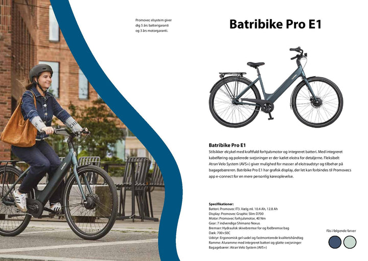 BATRIBIKE PRO E1 Forhjulsmotor