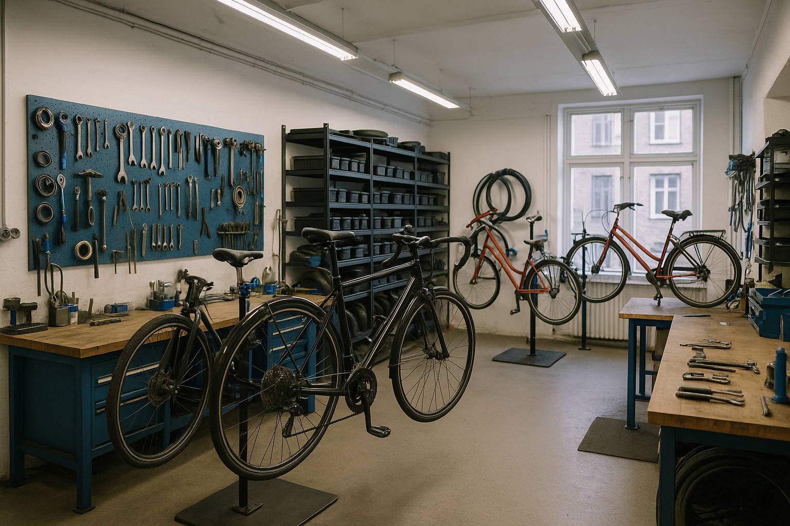 Cykel værksted